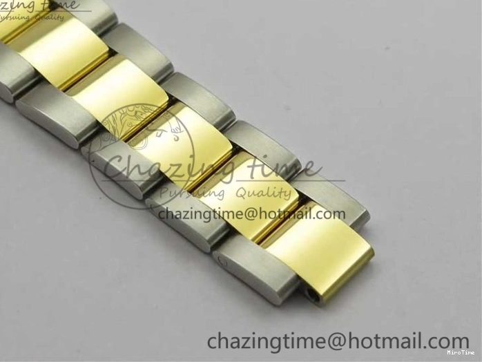 MiroTime 0520 Daytona 116520 SS YG UBF Best Edition Ice Blue MOP Crystal Markers Dial on SS YG Bracelet A Casual 2936